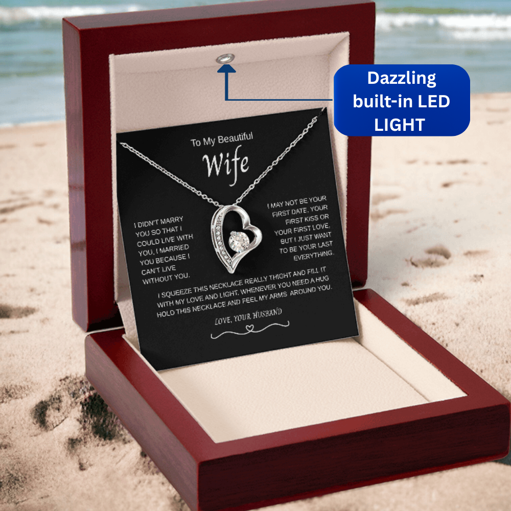 Gift for Wife "I Can't Live Without You" Necklace