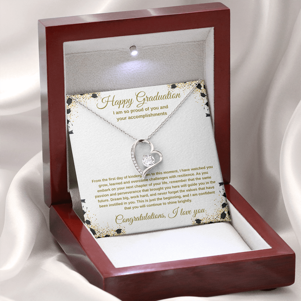 Graduation Necklace for Daughter - I Have Watched You Grow