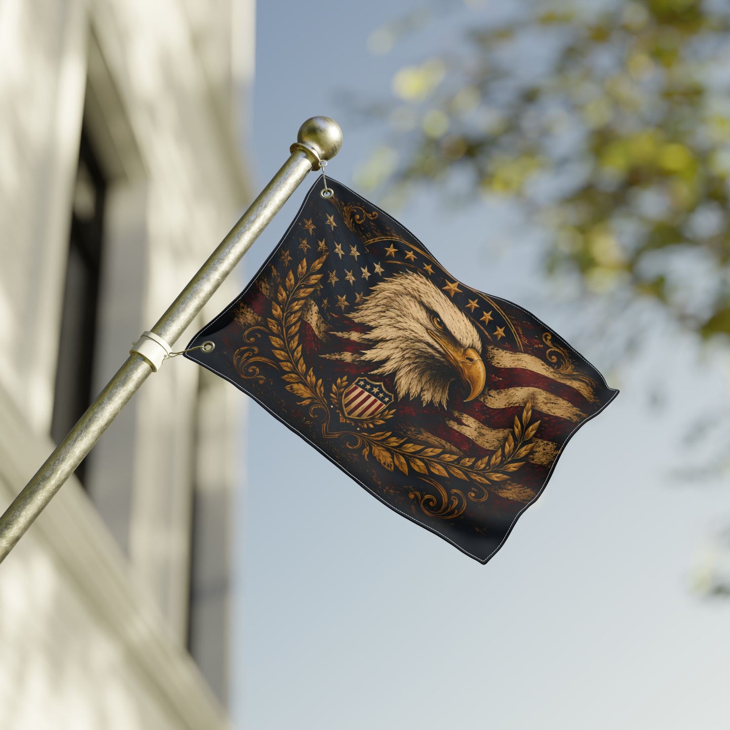 Patriotic Eagle Flag – Double-Sided Garden & Outdoor Flag