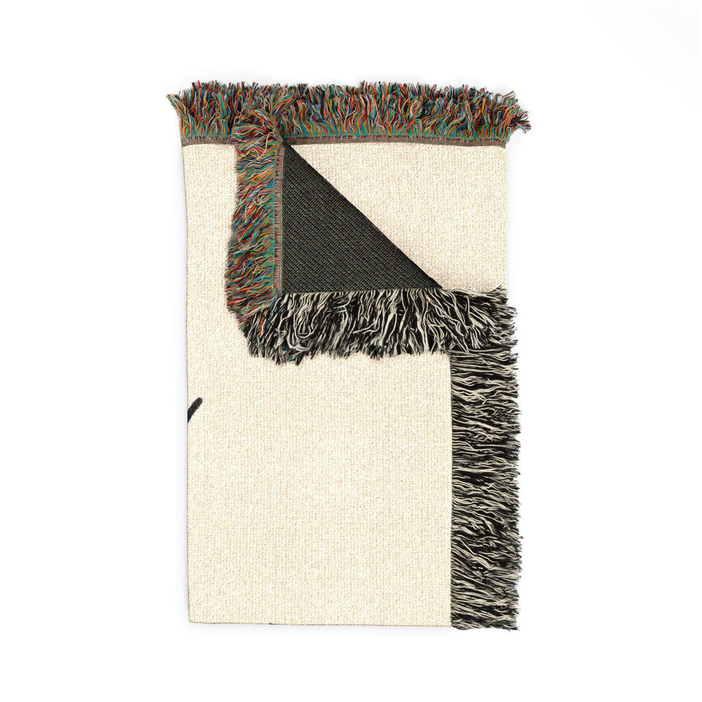 Love Promise Throw Blanket — "Never Regret What Makes You Smile" Woven Blanket