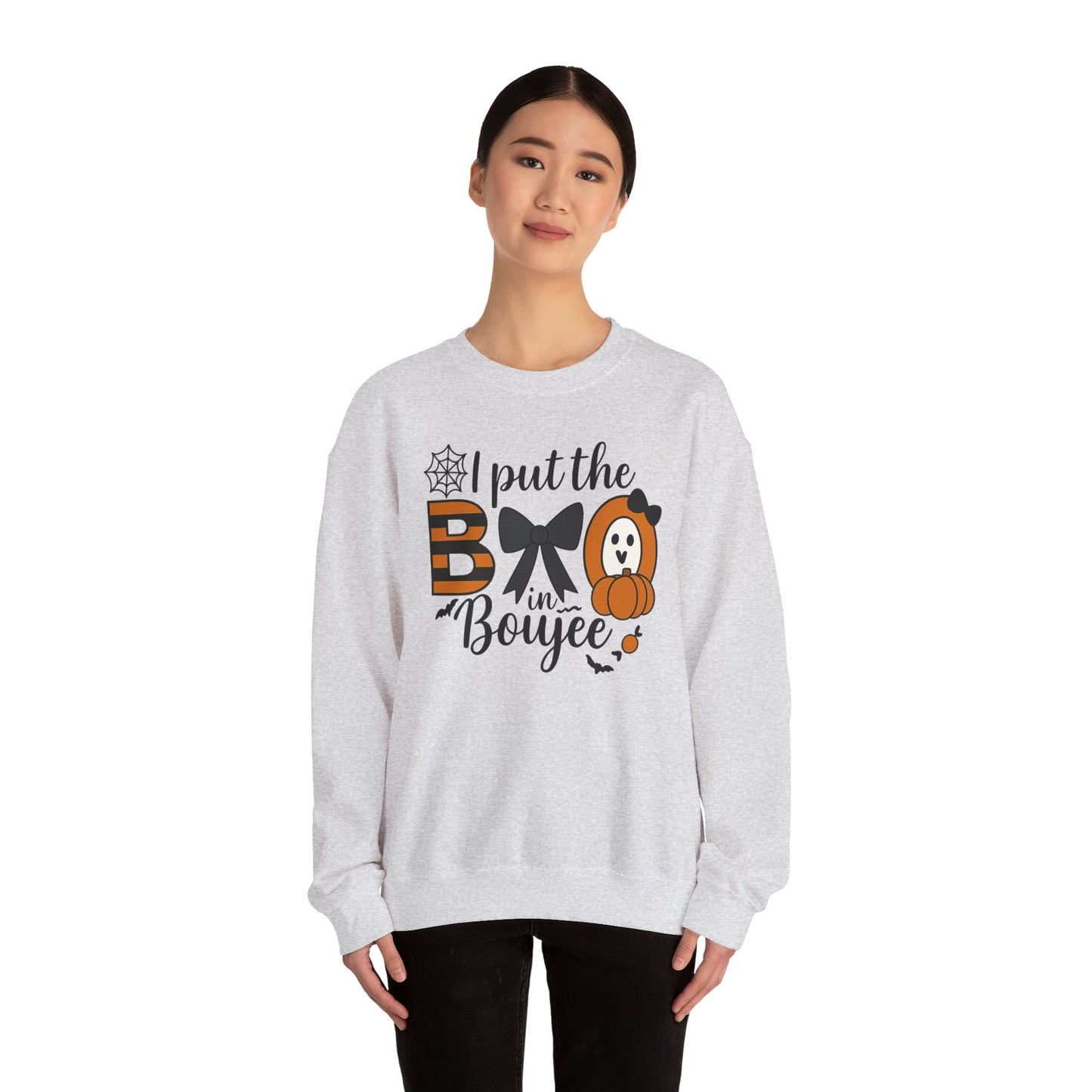 Halloween Crewneck Sweatshirt | Cozy Fall Style, Fun Pumpkin Design, Perfect for Autumn, Halloween Celebrations, Gift for Her