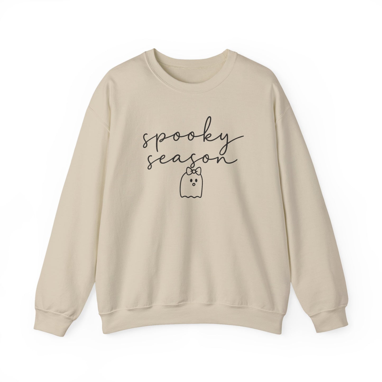 Spooky Season Crewneck Sweatshirt | Cozy Fall Fashion, Halloween Apparel, Unisex Gift, Casual Comfort, Autumn Style
