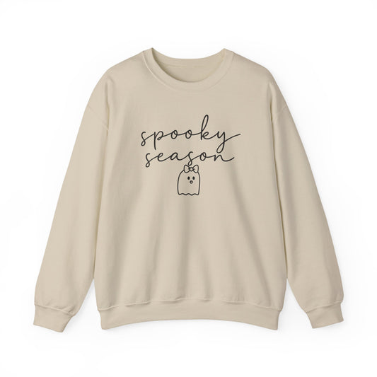 Spooky Season Crewneck Sweatshirt | Cozy Fall Fashion, Halloween Apparel, Unisex Gift, Casual Comfort, Autumn Style