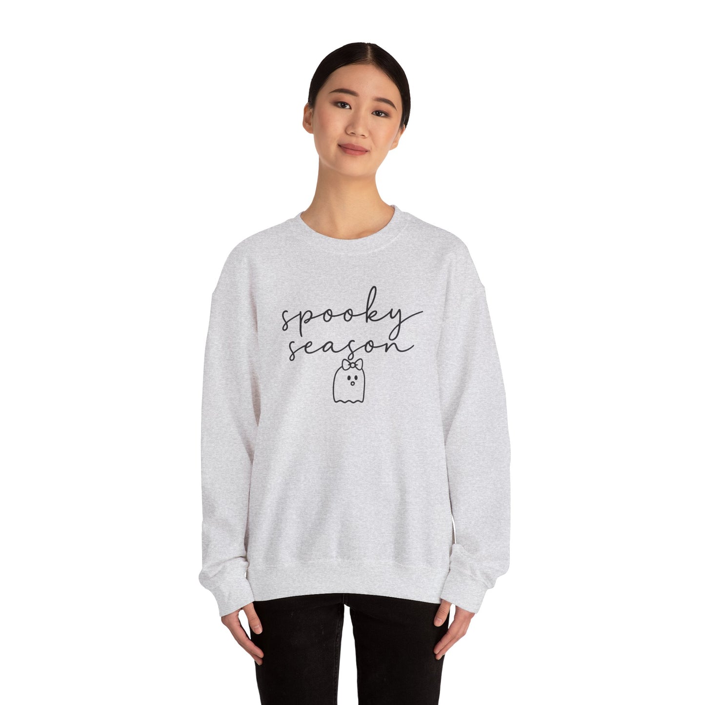 Spooky Season Crewneck Sweatshirt | Cozy Fall Fashion, Halloween Apparel, Unisex Gift, Casual Comfort, Autumn Style