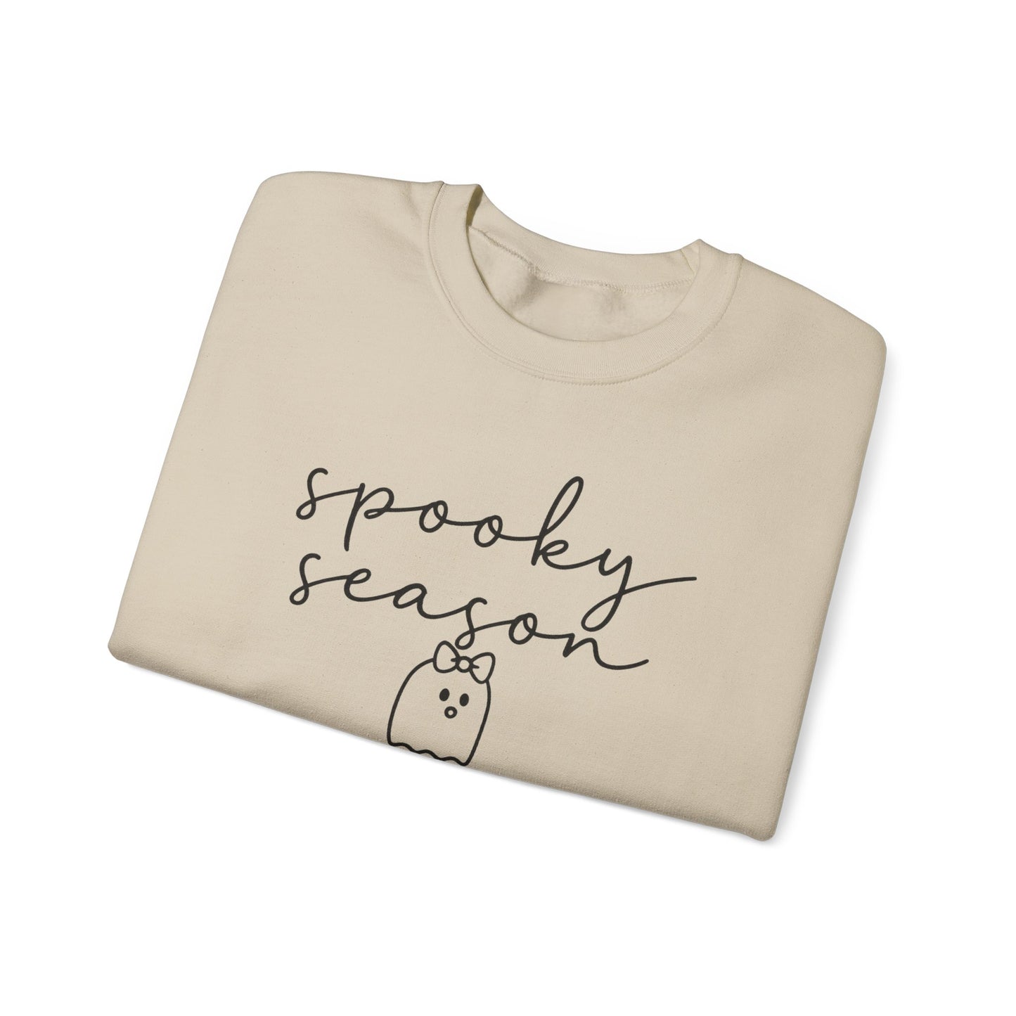 Spooky Season Crewneck Sweatshirt | Cozy Fall Fashion, Halloween Apparel, Unisex Gift, Casual Comfort, Autumn Style
