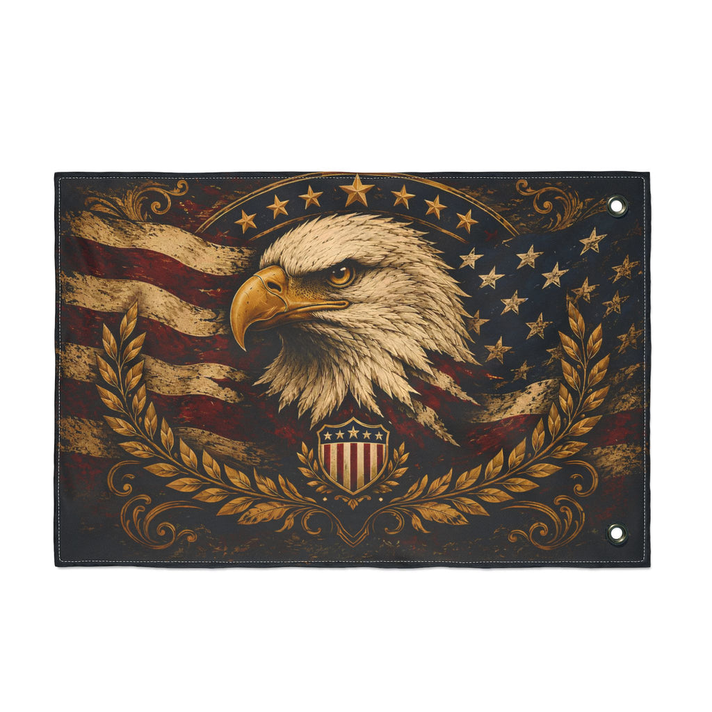 Patriotic Eagle Double-Sided Garden & Outdoor Flag