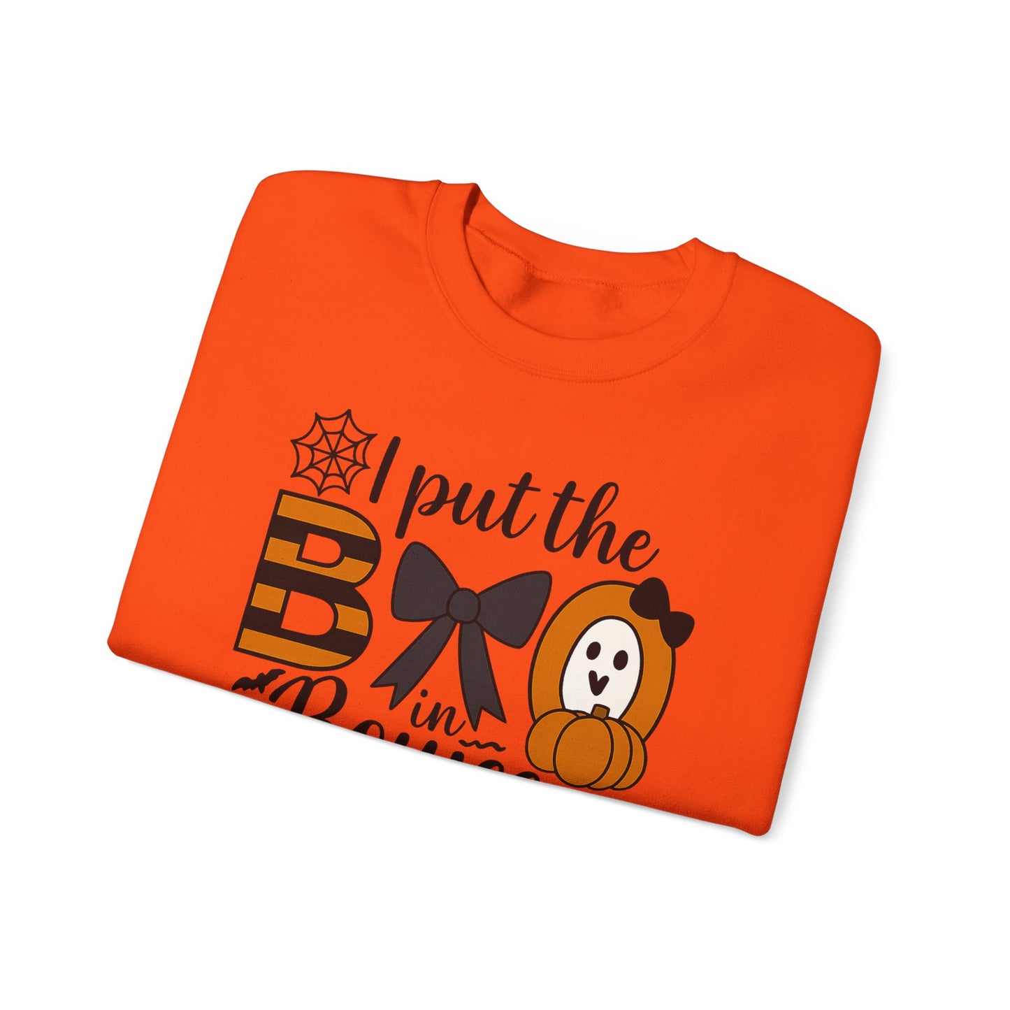 Halloween Crewneck Sweatshirt | Cozy Fall Style, Fun Pumpkin Design, Perfect for Autumn, Halloween Celebrations, Gift for Her