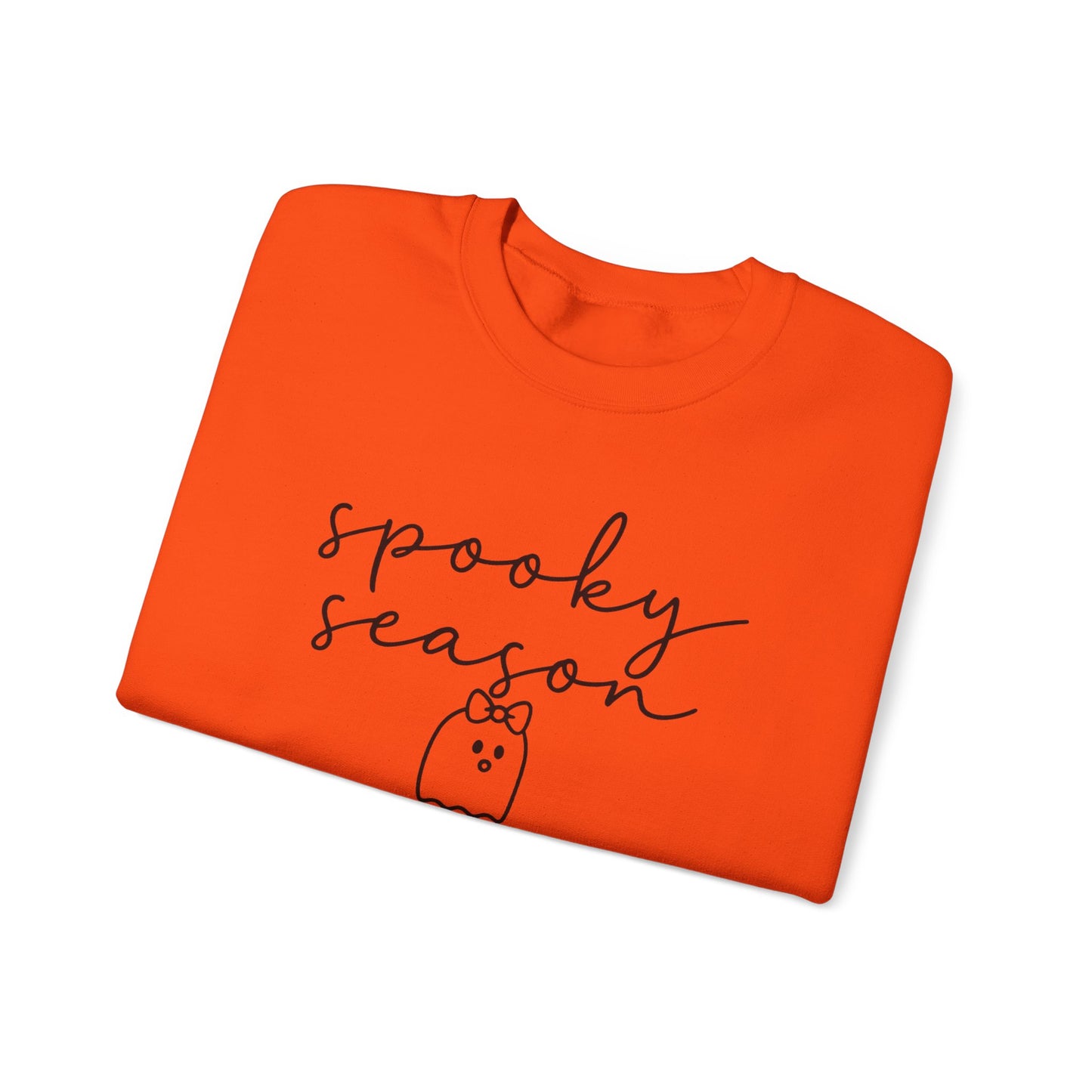 Spooky Season Crewneck Sweatshirt | Cozy Fall Fashion, Halloween Apparel, Unisex Gift, Casual Comfort, Autumn Style