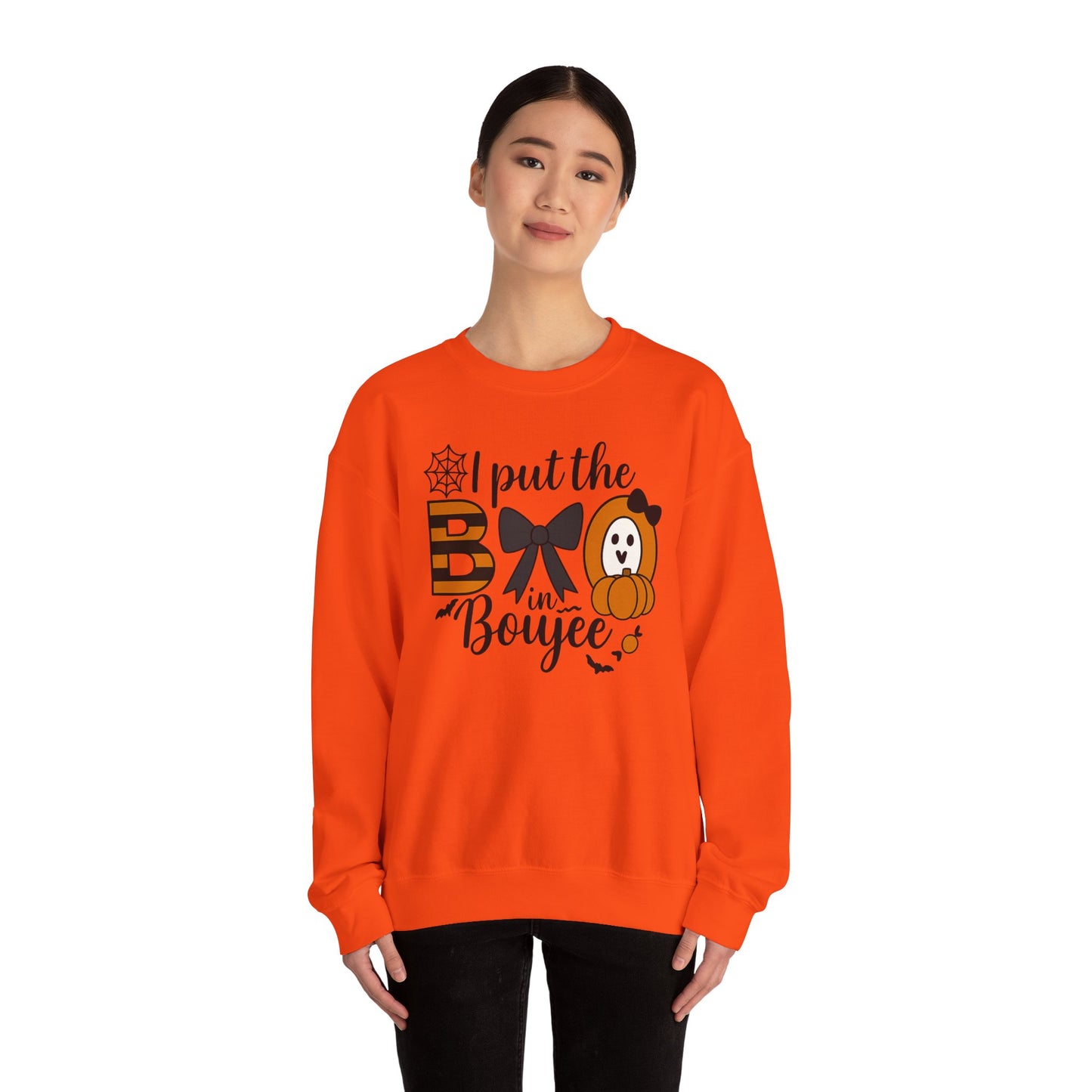 Halloween Crewneck Sweatshirt | Cozy Fall Style, Fun Pumpkin Design, Perfect for Autumn, Halloween Celebrations, Gift for Her