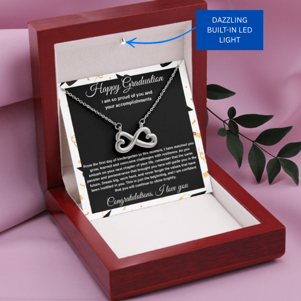 Graduation Gift for Daughter Necklace " I Have watched You Grow"