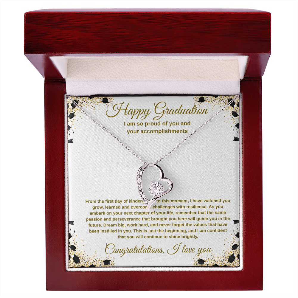 Graduation Necklace for Daughter - I Have Watched You Grow