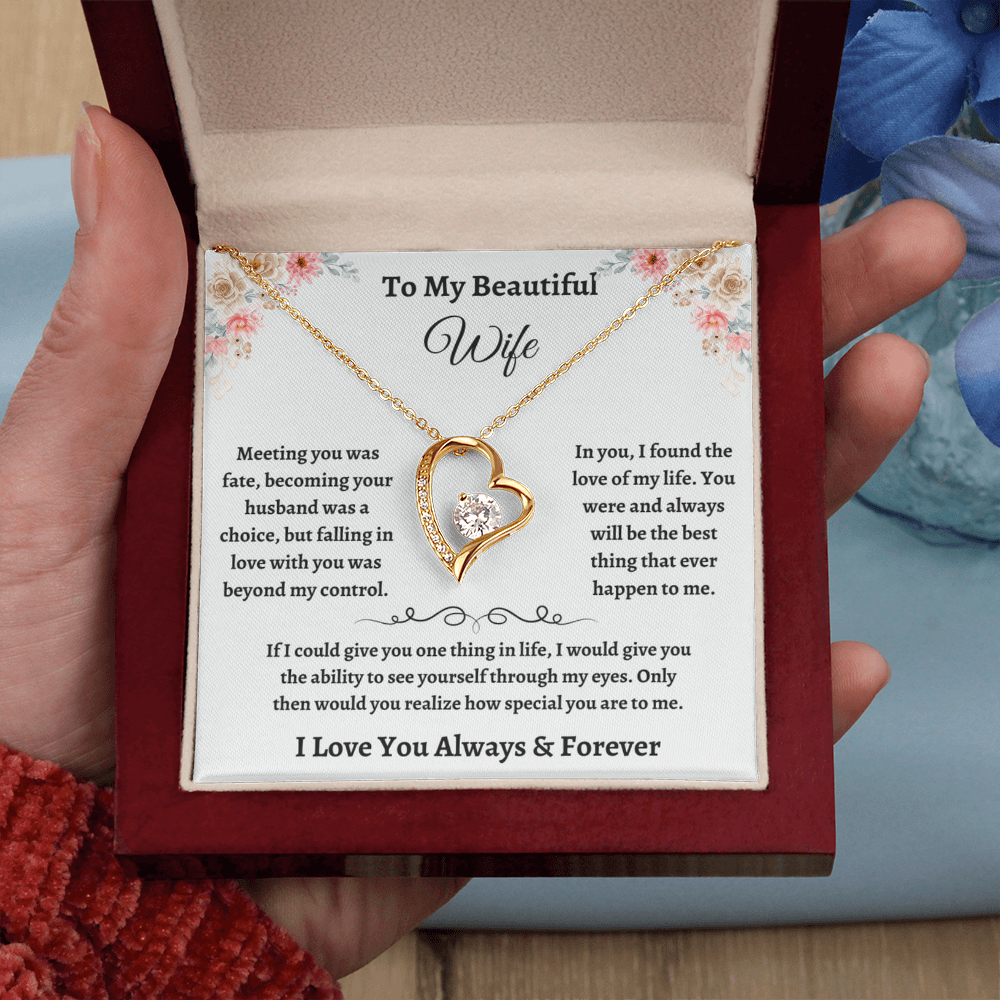 Beautiful Unique Gift for Wife: I Found the Love of My Life Necklace, Birthday, Anniversary, Christmas, Mother's Day