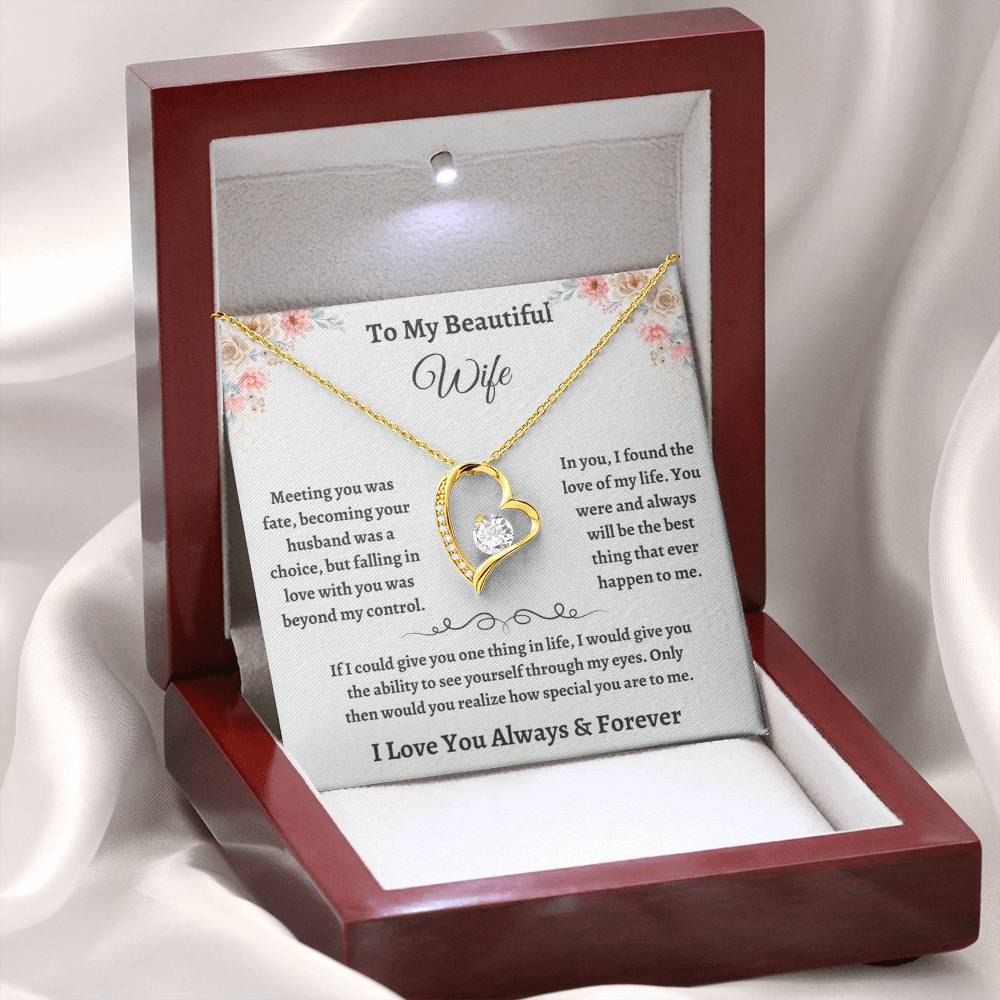 Beautiful Unique Gift for Wife: I Found the Love of My Life Necklace, Birthday, Anniversary, Christmas, Mother's Day