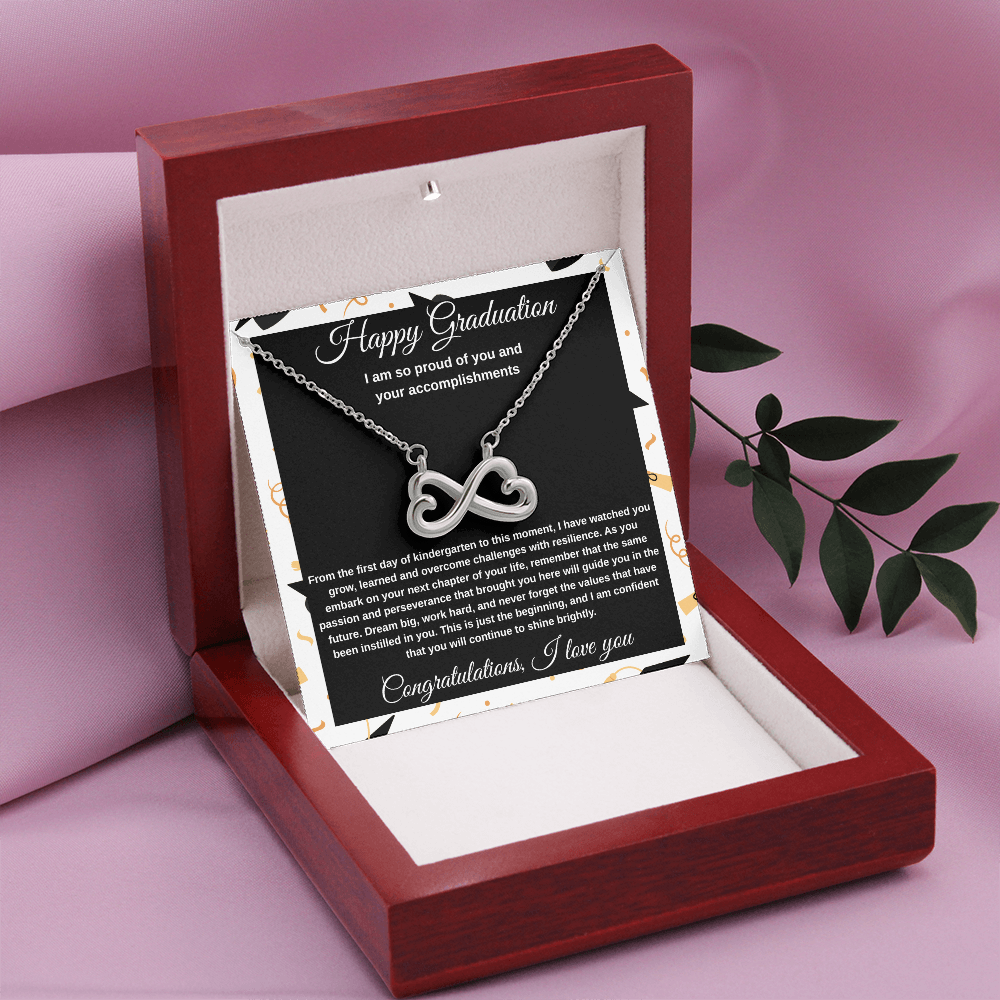 Graduation Gift for Daughter Necklace " I Have watched You Grow"