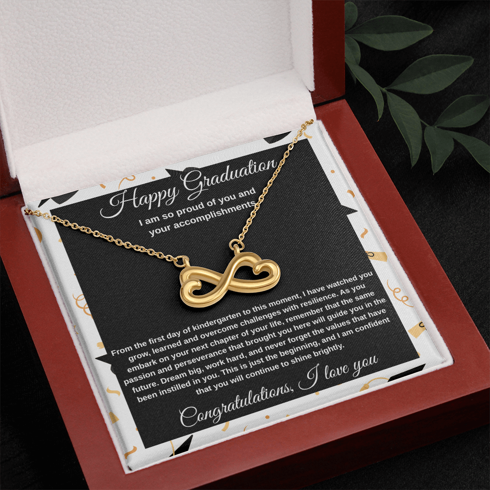Graduation Gift for Daughter Necklace " I Have watched You Grow"