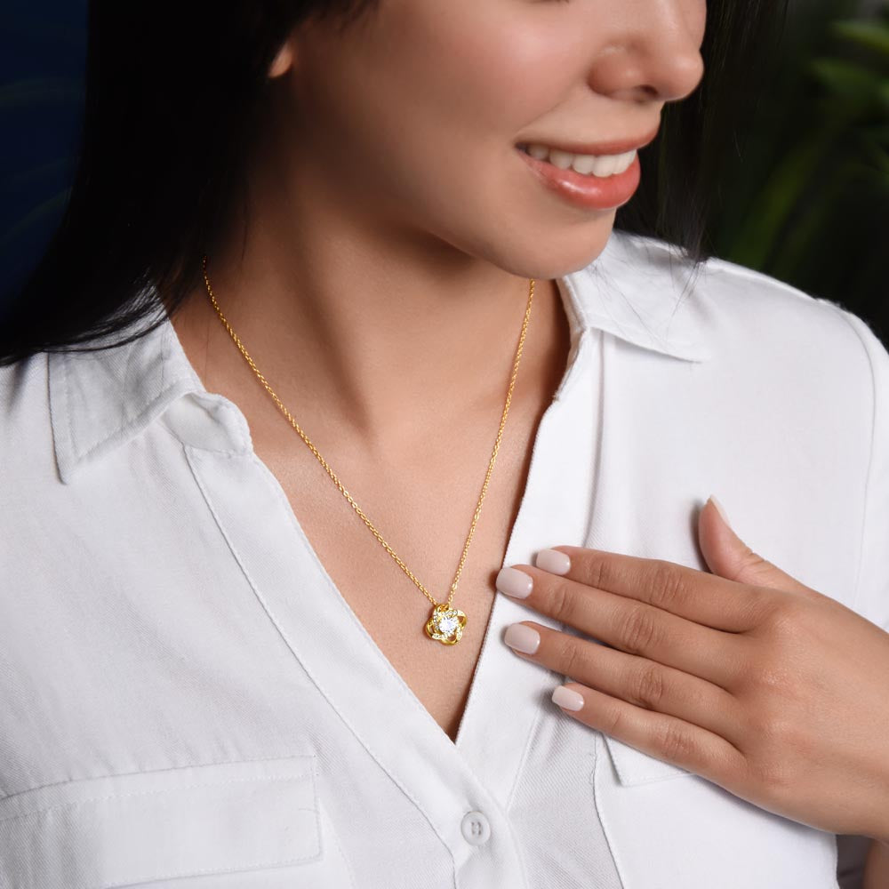Beautiful Gift for Daughter from Dad "Never Forget that I Love You" Necklace