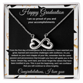 Graduation Gift for Daughter Necklace " I Have watched You Grow"