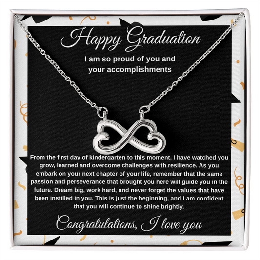 Graduation Gift for Daughter Necklace " I Have watched You Grow"