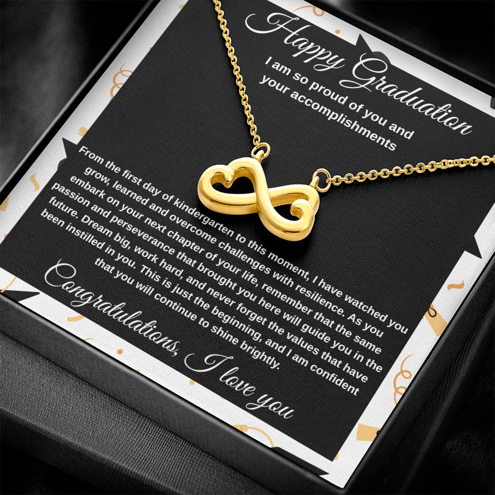 Graduation Gift for Daughter Necklace " I Have watched You Grow"