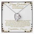 Graduation Necklace for Daughter - I Have Watched You Grow
