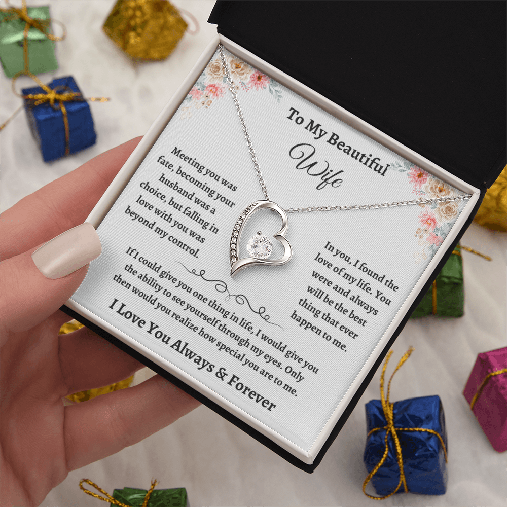 Beautiful Unique Gift for Wife: I Found the Love of My Life Necklace, Birthday, Anniversary, Christmas, Mother's Day