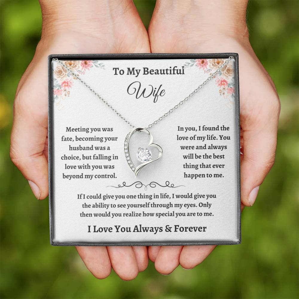 Beautiful Unique Gift for Wife: I Found the Love of My Life Necklace, Birthday, Anniversary, Christmas, Mother's Day