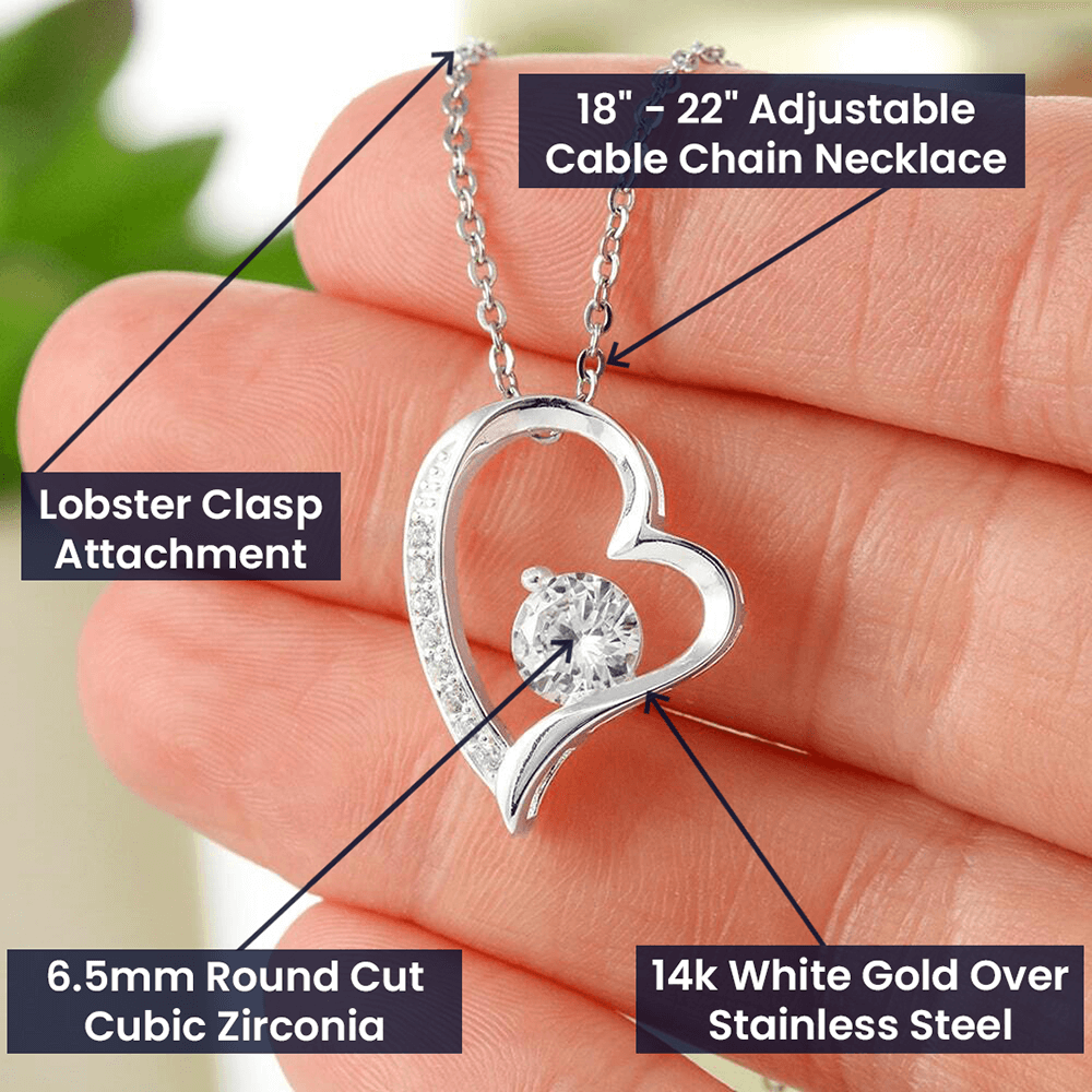 Gift for Wife "I Can't Live Without You" Necklace