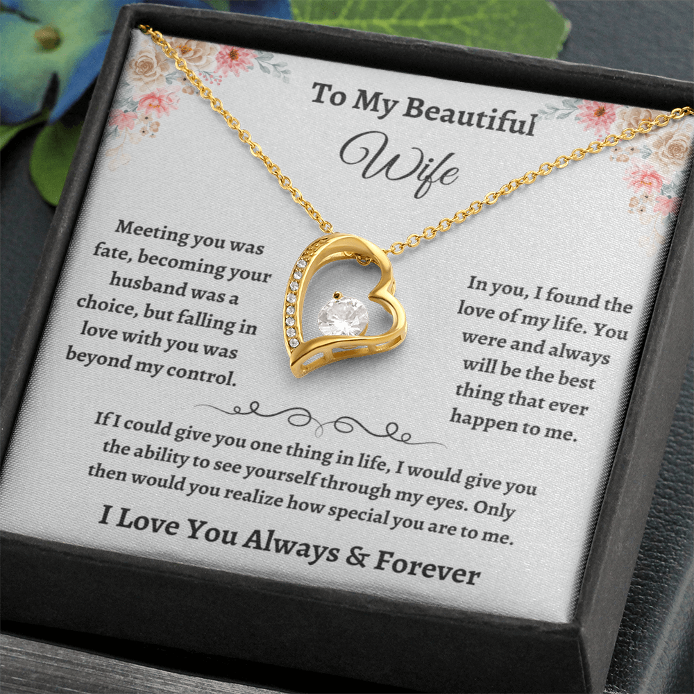 Beautiful Unique Gift for Wife: I Found the Love of My Life Necklace, Birthday, Anniversary, Christmas, Mother's Day