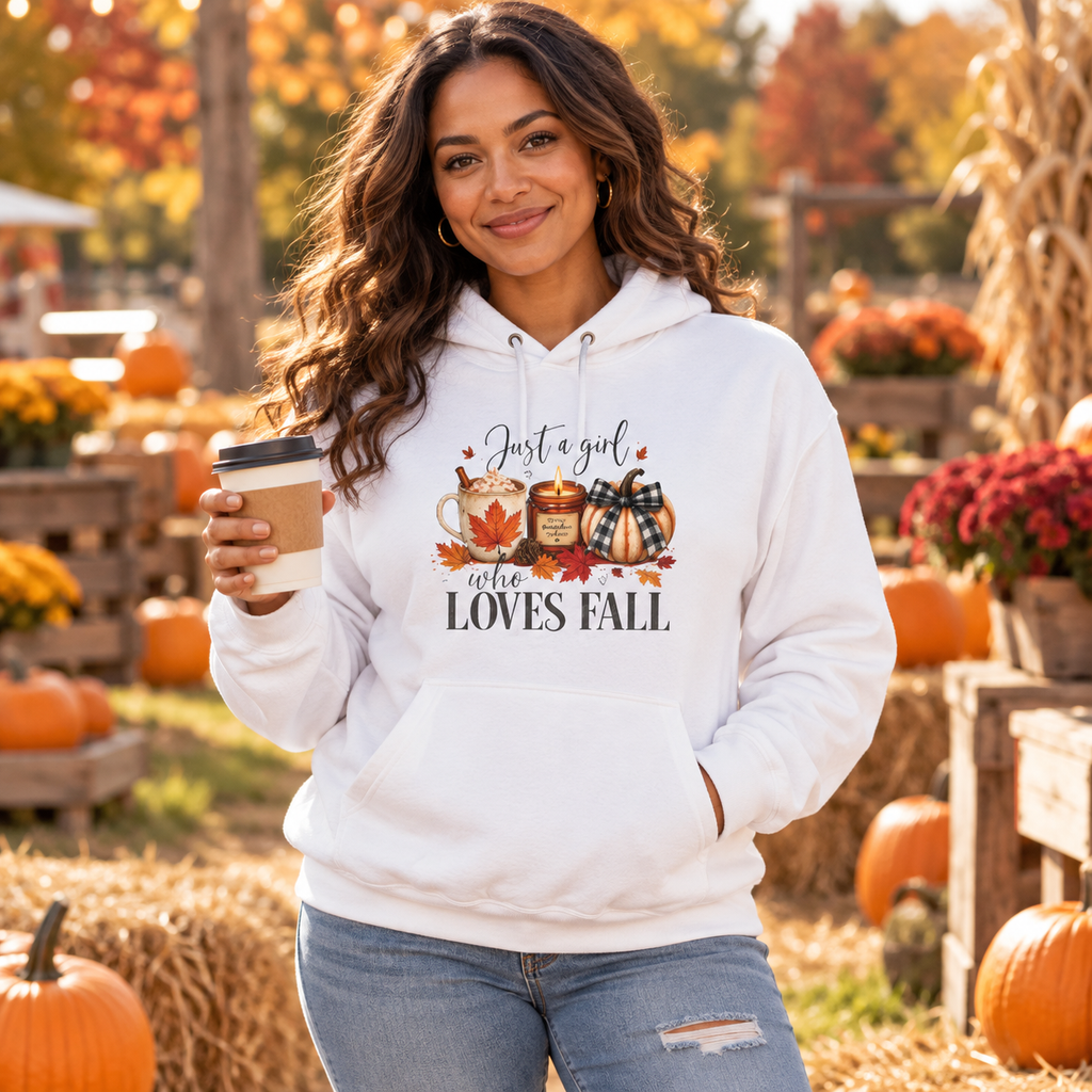 Just a Girl Who Love Fall Hoodie
