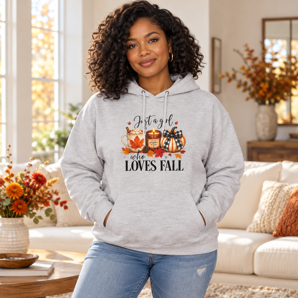 Just a Girl Who Love Fall Hoodie