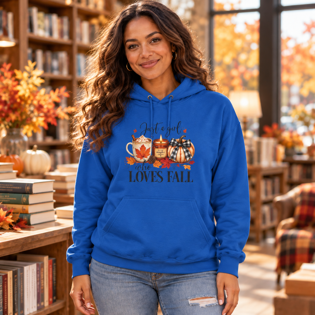 Just a Girl Who Love Fall Hoodie