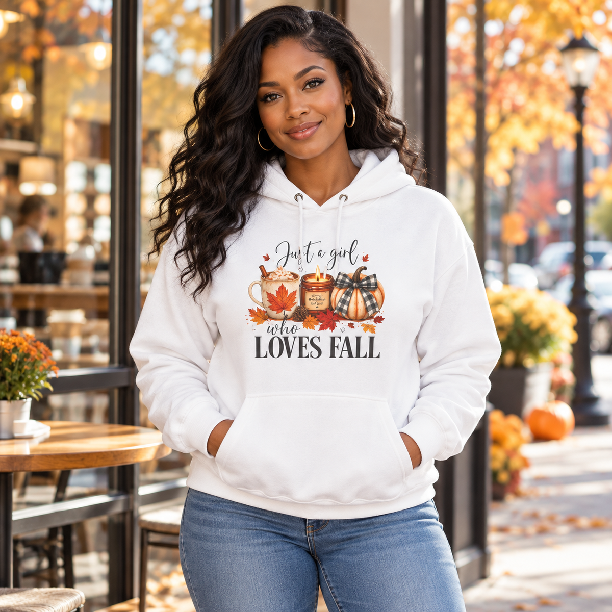 Just a Girl Who Love Fall Hoodie